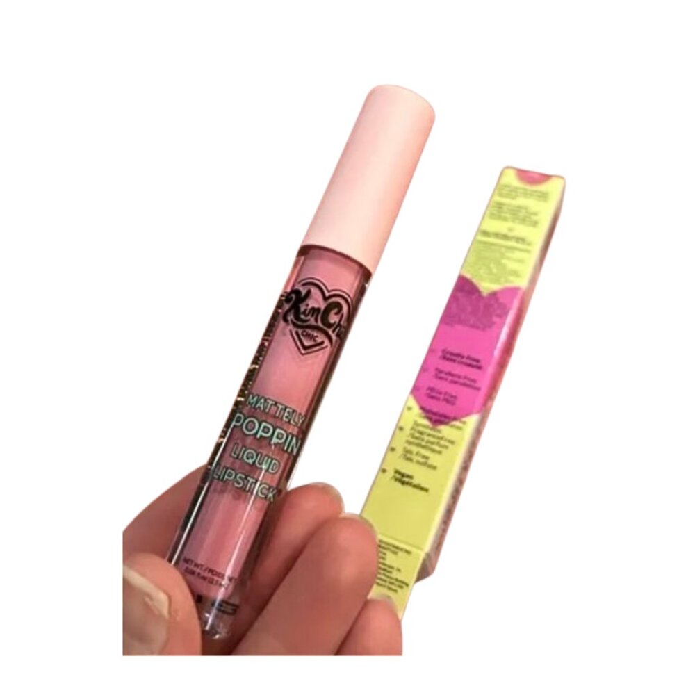 NWT Kim Chi Chic Mattely Poppin liquid lipstick shade 02 SLAY